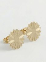 cercei margareta din aur 14k plati pentru femei