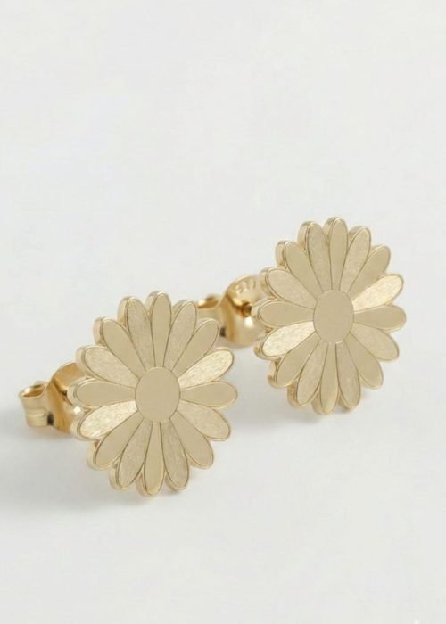 cercei margareta din aur 14k plati pentru femei